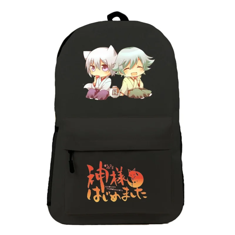 

Unisex Anime Cartoon Kamisama Love Kamisama Kiss Momozono Nanami Tomoe mi zu ki Rucksack School Student Backpacks