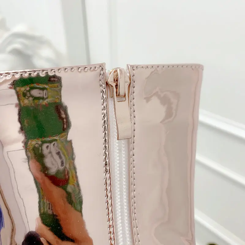 Ботильоны женские на молнии с острым носком пикантные полусапожки очень высоком