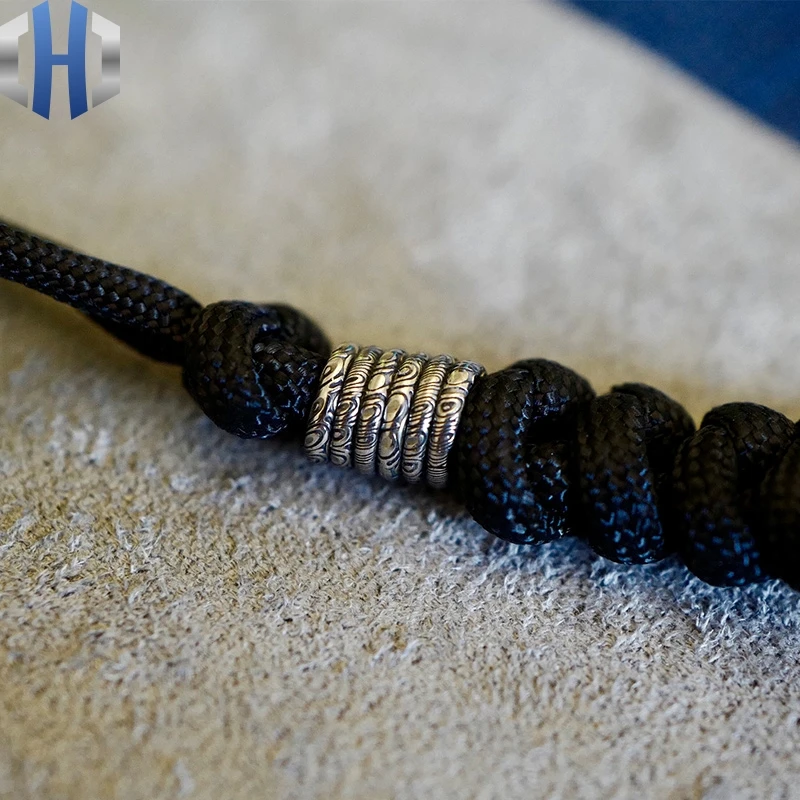 Дамасский нож подвеска креативная личность искусственный бисер подарок | Спорт и