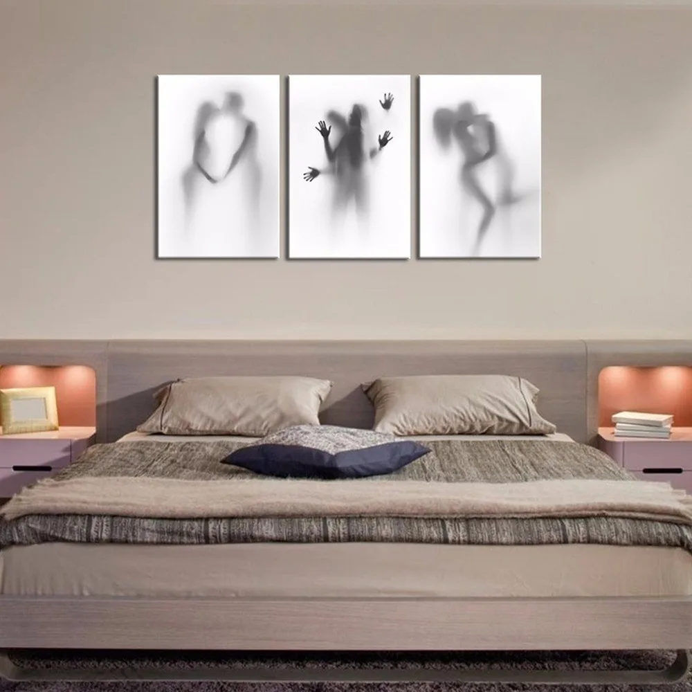 Современное домашнее украшение для стен картина мужчин и женщин абстрактная