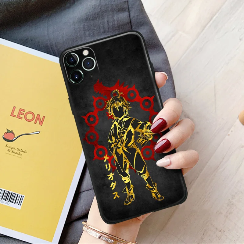 seven deadly sins meliodas anime for iphone se 6 6s 7 8 plus x xr xs 11 12 mini pro max soft silicone phone case cover shell free global shipping