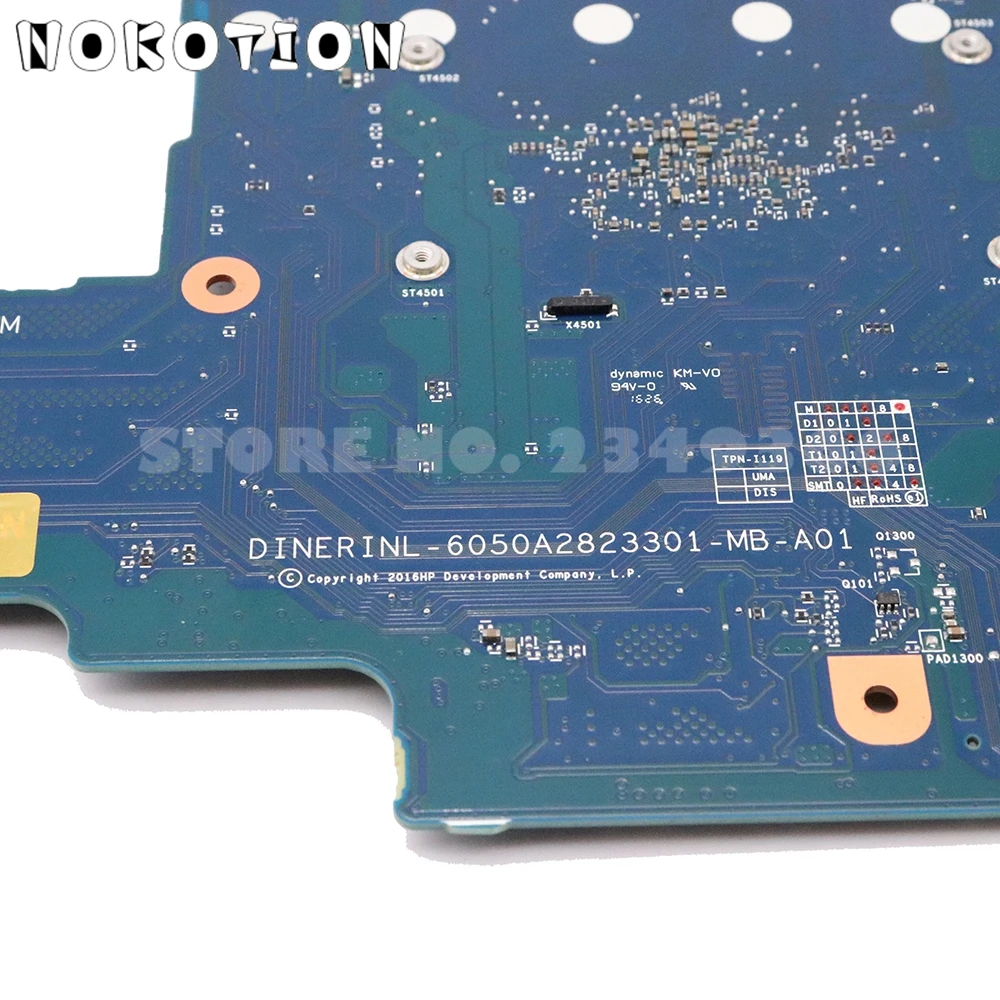 Материнская плата NOKOTION для ноутбука 14-AM 14-AM052NR N3060 CPU 858040-601 858040-001 858040-501 6050A2823301-MB-A01 |