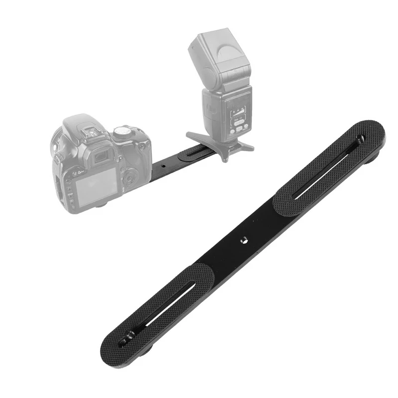 2019 портативный двойной кронштейн для вспышки Горячий башмак держатель штатива