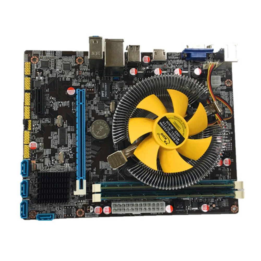 Newest Intel HM55 H55 P55 CPU Socket LGA 1156 Motherboard M ATX 8 GB PC Desktop Mainboard With Cooler i3 530 Used LGA1156 |