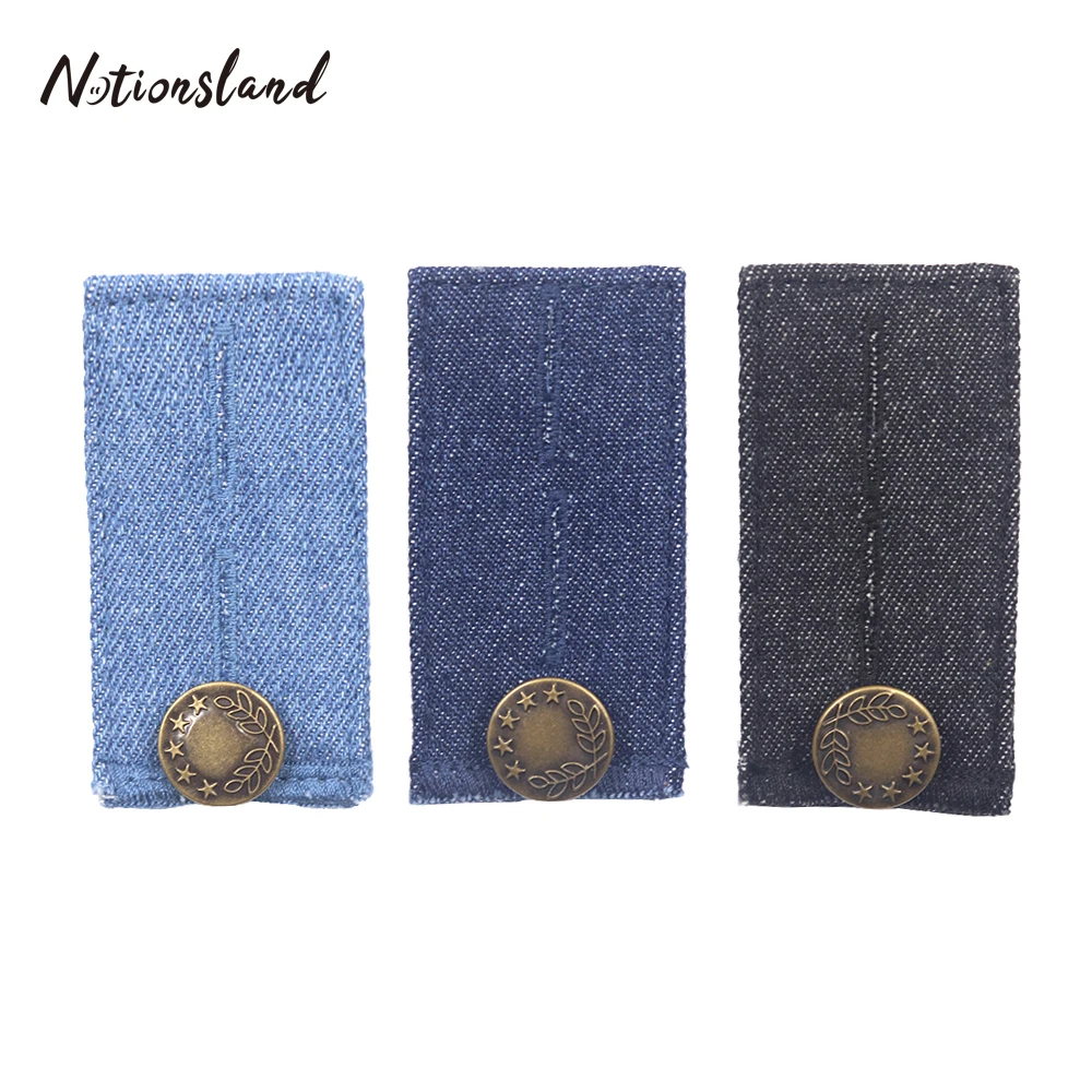 Металлическая пряжка-удлинитель для джинсов 3 цвета | Дом и сад