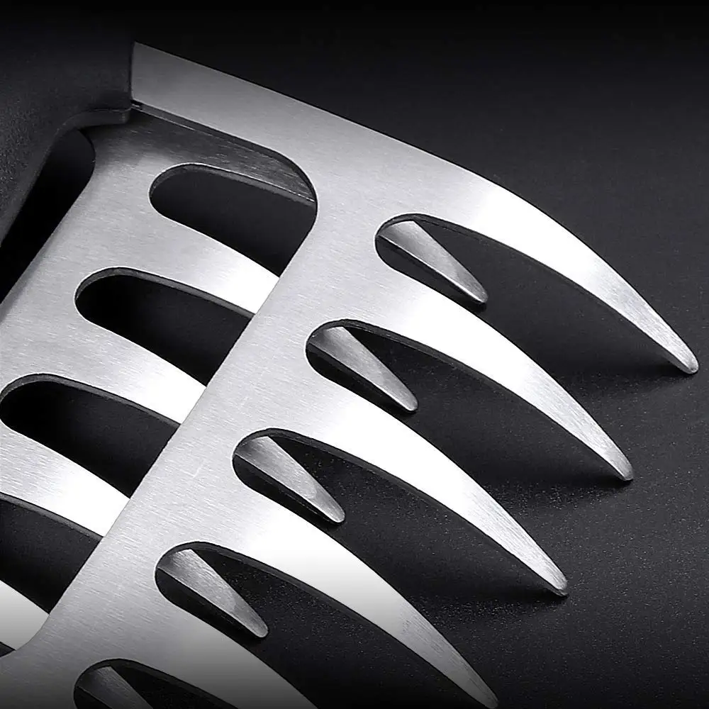 Мясные когти из нержавеющей стали тянул свинины мясо измельчитель барбекю Гриль