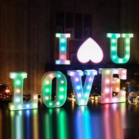 22cm colorful marquee led letter light lighting letter sign night light party home wedding bar girls room decoration lights