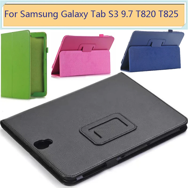 Ультратонкий флип-чехол для планшета кожаный чехол-подставка Samsung Galaxy Tab S3 9 7 T820 T825