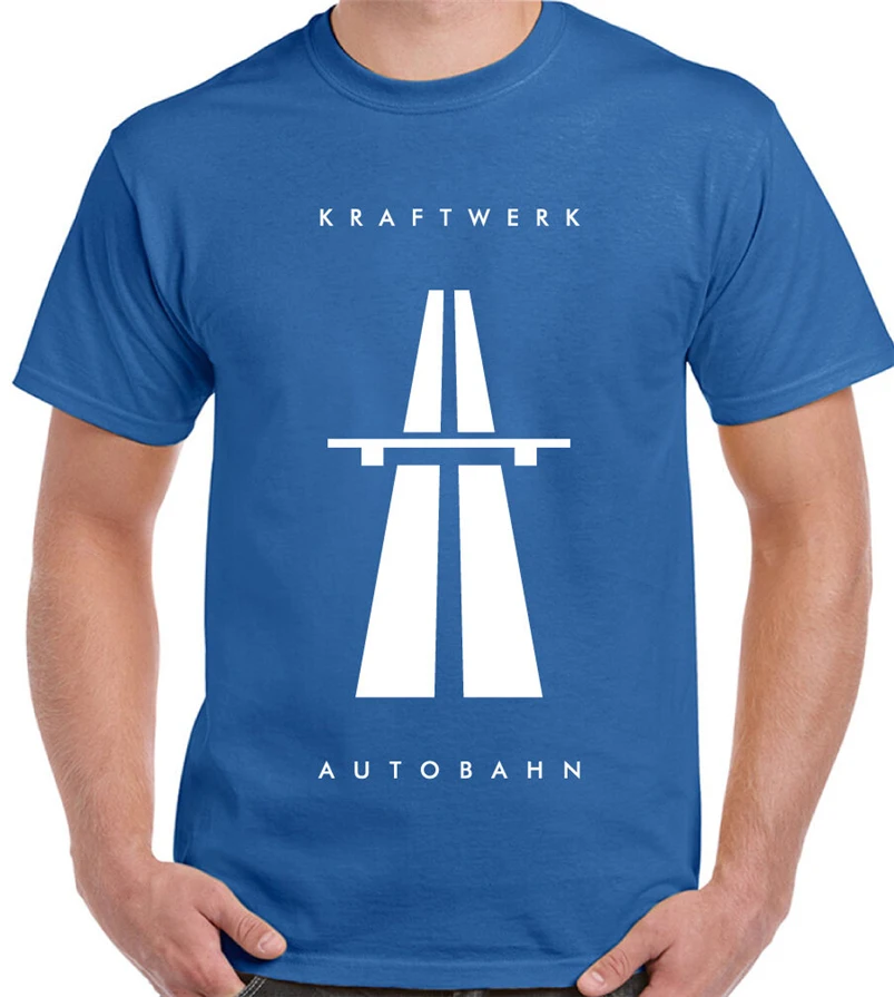 Autobahn-Kraftwerk Мужская музыкальная футболка Autobarn Спортивная |