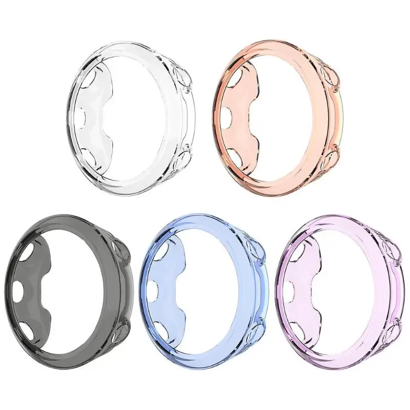 Мягкий прозрачный защитный чехол ALLOYSEED из ТПУ для смарт часов Garmin Forerunner 45 S корпус