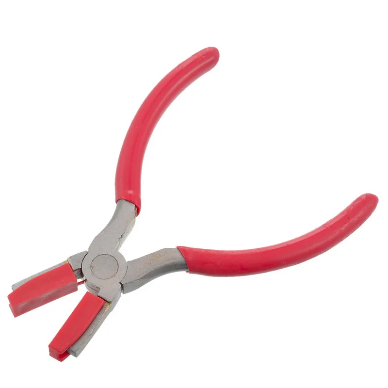 

1PC Plastic Jaw Pliers Toothless Flat Nose Pliers Flat Mouth Flat Nose Pliers 13.5cm(5-3/8")