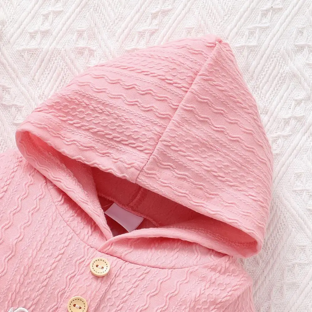 

Good 2 Colors Super Soft Infant Warm Hooded Jumpsuit Baby Pajamas for Household Toddler Jumpsuit Baby Jumpsuit