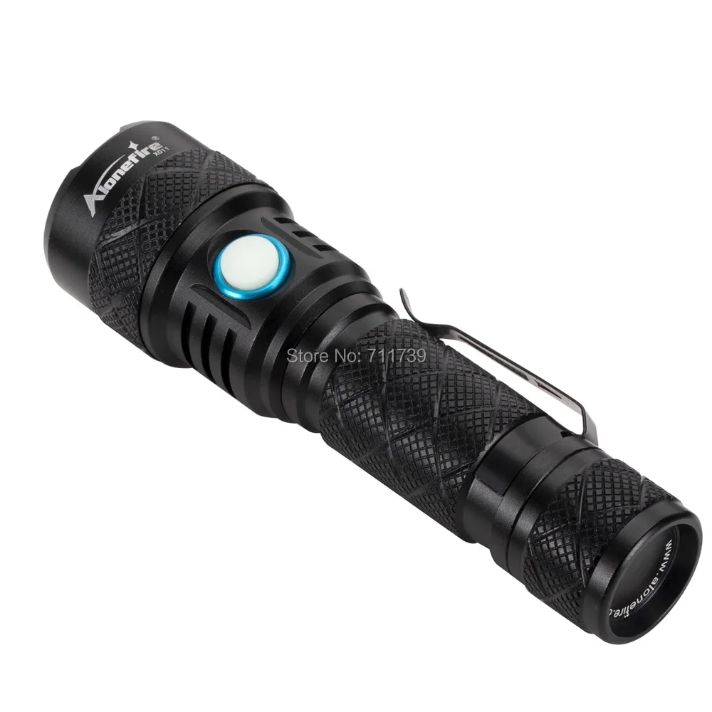 Alonefire X011 SST40 светодиодный фонарик перезаряжаемый 4-Mode Linterna фонарь для кемпинга на 18650 батареях