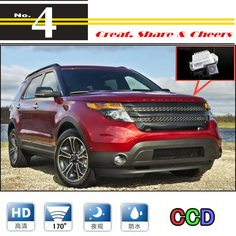 

Liislee Автомобильная камера для Ford Explorer / Sport U502 MK5 2010 ~ 2015 Высококачественная камера заднего вида для PAL / NTSC | CCD + RCA