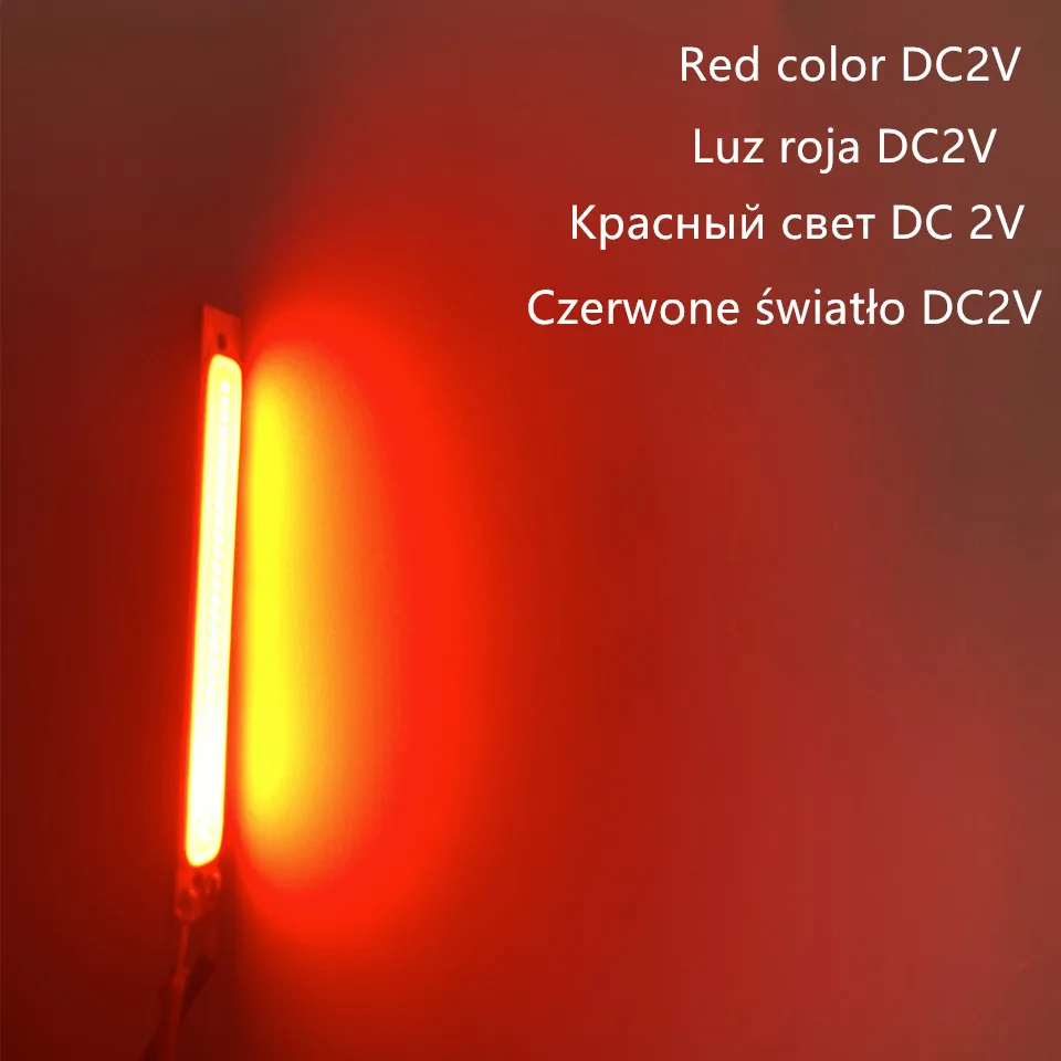 Светодиодная лента 5 шт./лот 1 Вт 2 3 красный цвет светодиодные лампы бусины cob