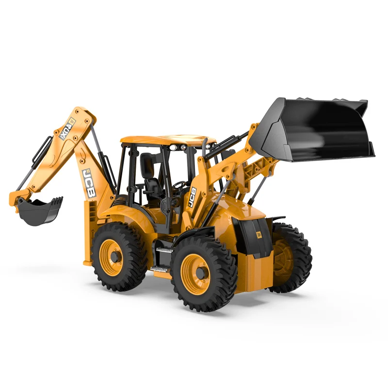 Double E E589 Radio Control Excavator Bulldozer 1/20 2.4G 6 Channel RC Engineering Loader Truck Toy Gift For Kids enlarge