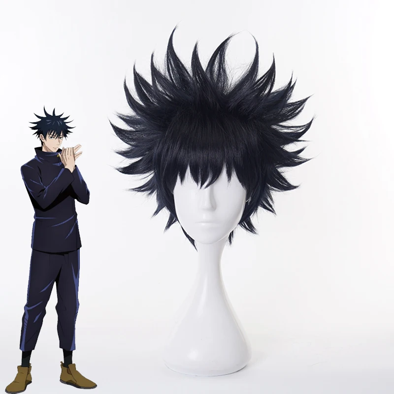 Парик для косплея Megumi из аниме джутсу термостойкий косплей синтетических волос