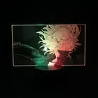 Токийский репитер Baji, сенсорный датчик, двухцветная лампа Аниме Манга, цветной светодиодный светильник, Двухцветный 3D светильник, детский подарок, ханагаки Takemichi