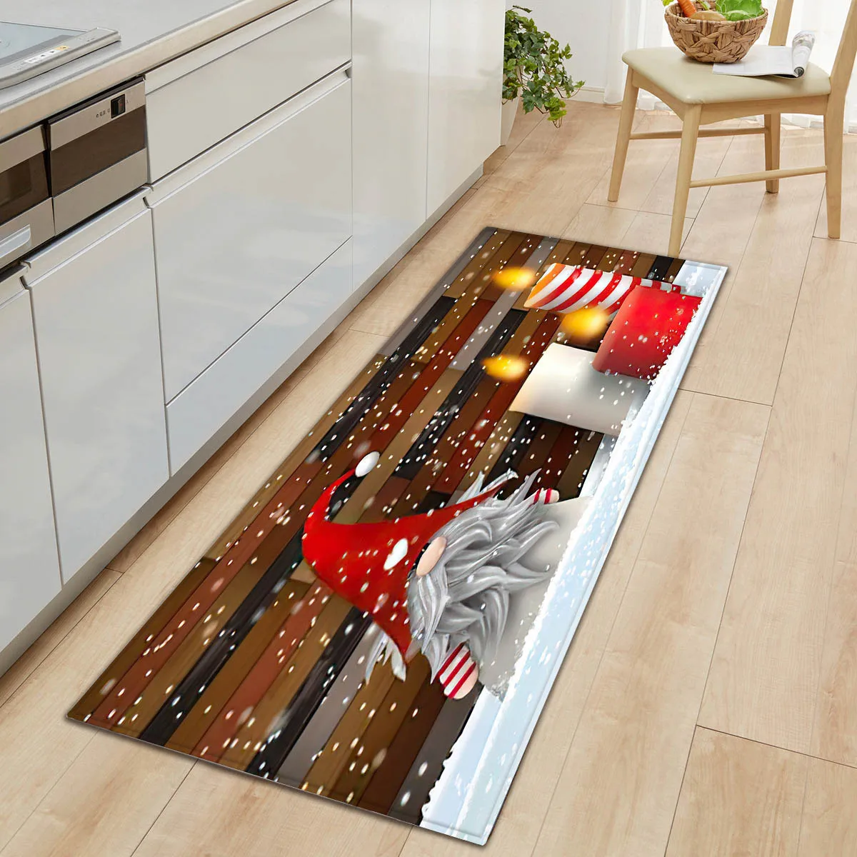 christmas home entrance door mat carpet flannel kitchen rug mats soft doormats hallway rugs for bedroom bathroom living room free global shipping