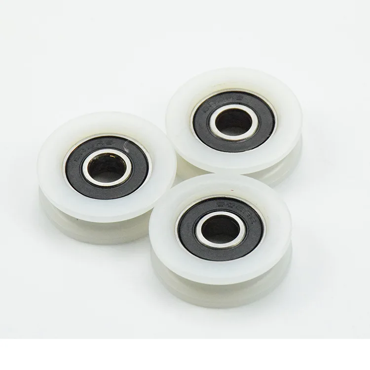 Fixmee 10 шт. U Нейлоновые Пластиковые Встраиваемые 608 шарикоподшипники 8*32*10 мм