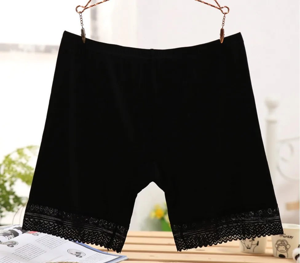 Дамское нижнее белье Модальные Безопасные Брюки противоскользящие кружевные