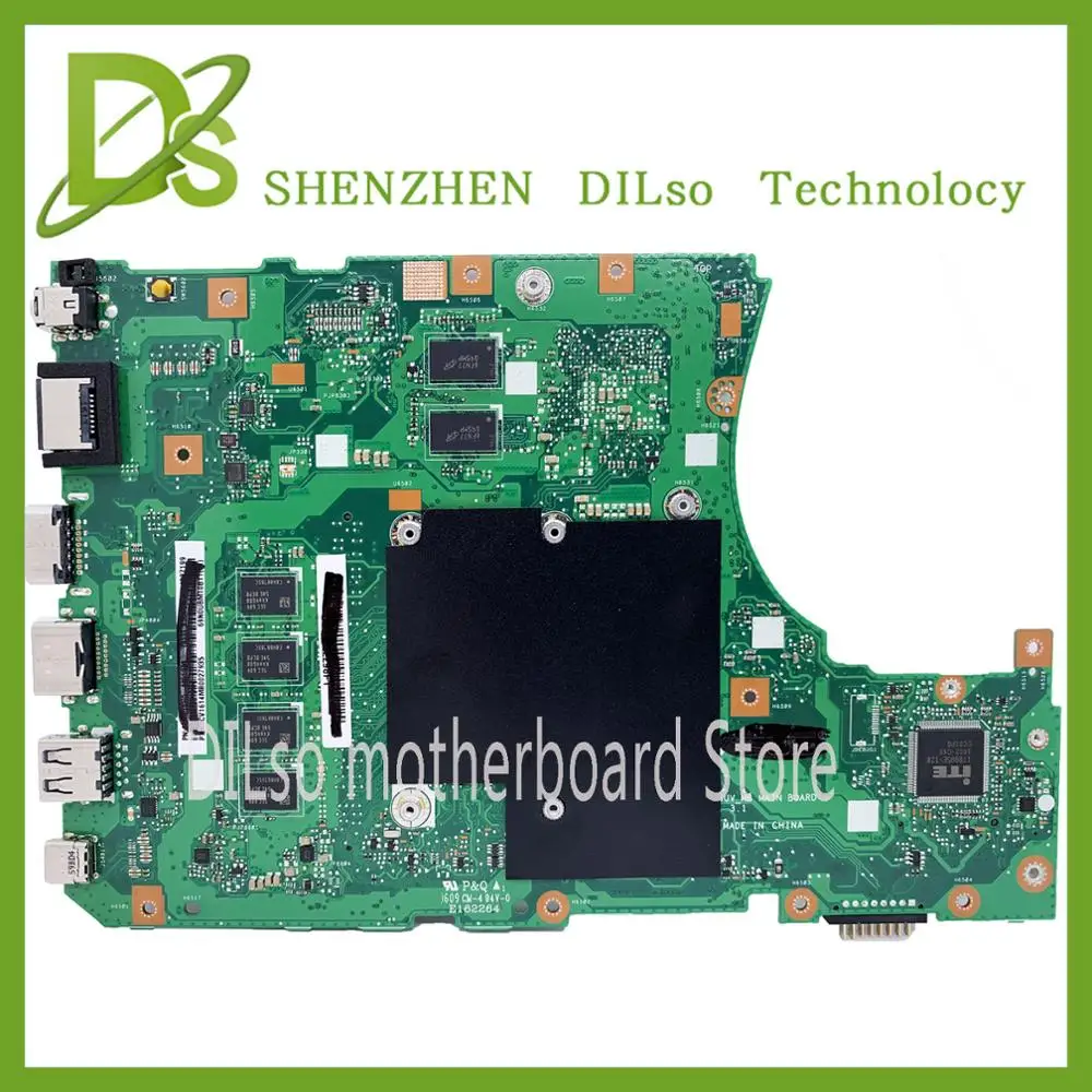 Günstig KEFU X556UJ X556UV Motherboard Für ASUS X556UJ X556UV X556UF X556UR Laptop Motherboard I3-7100U 4GB RAM GT920/GT930/GT940 Test