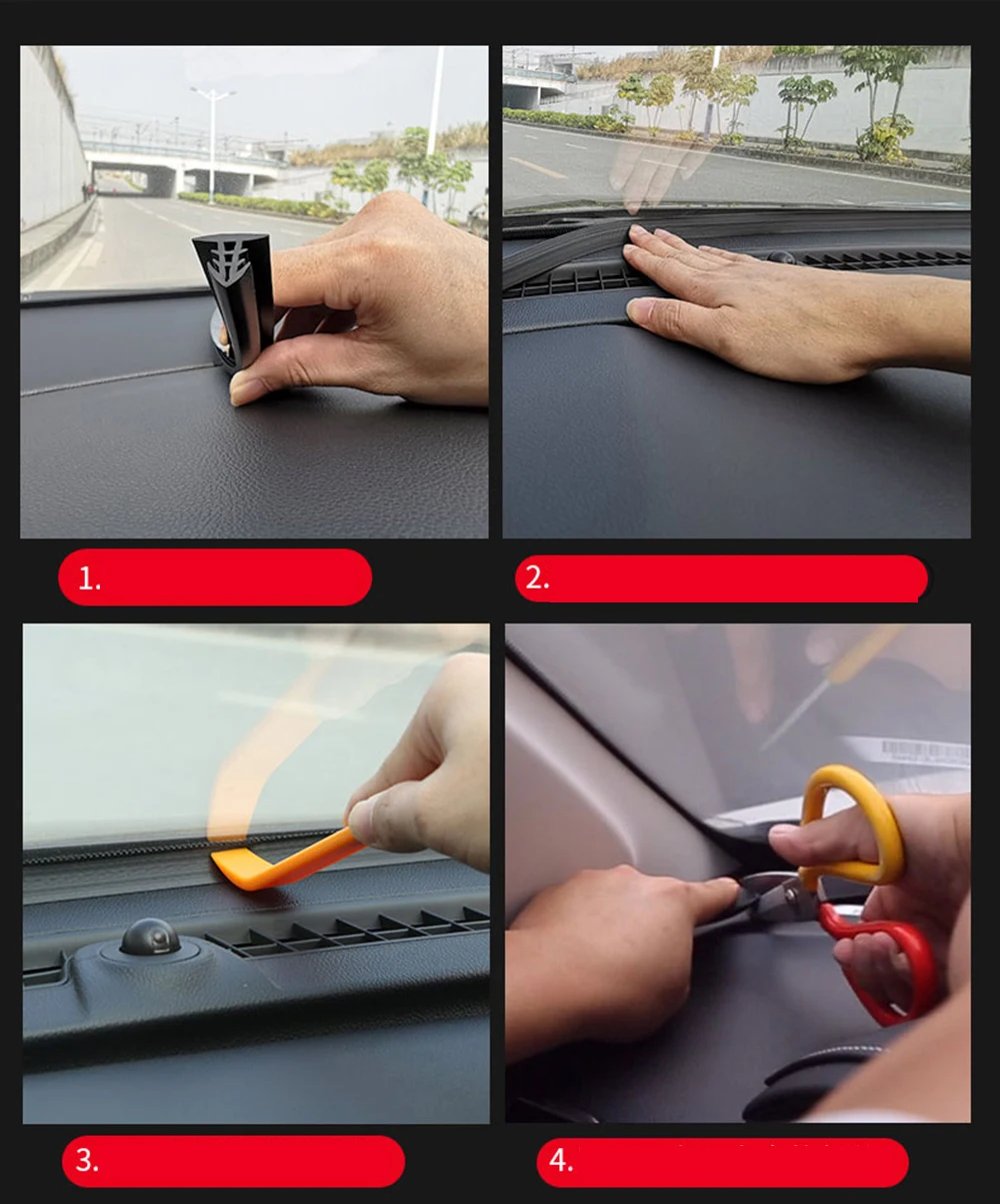 Приборная панель автомобиля уплотнительные полосы звук уплотнение наклейки для