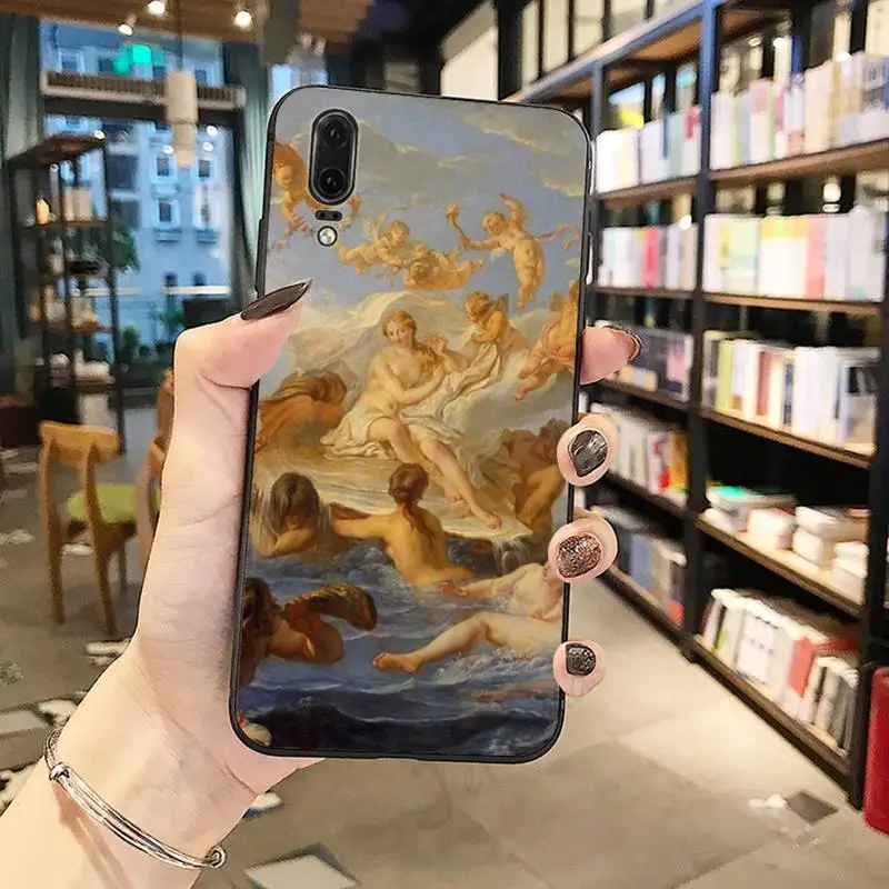 

The Birth Of Venus Art Painting Phone Case For Huawei honor Mate P 10 20 30 40 i 9 8 pro x Lite smart 2019 nova 5t