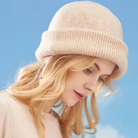 2021 winter hats for women beanie hat knitted rabbit fur skullies hat warm female cap fashion autumn bonnet casual hedging caps