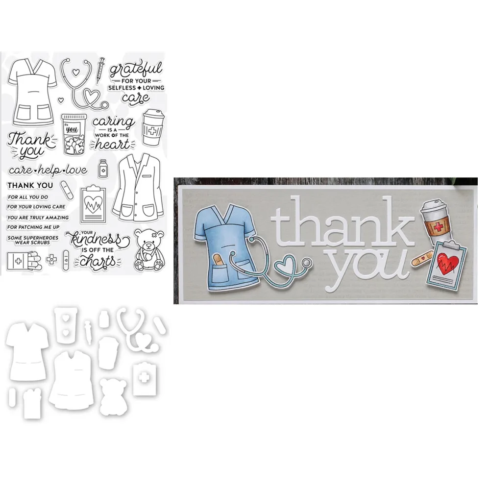 

WORK OF THE HEART Clear Silicone Stamp / seal for DIY Scrapbooking / Album Decorative Clear Stamp Sheets A376
