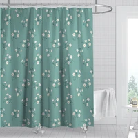 180x180cm waterproof shower curtain small floral gypsophila flowers bathroom curtain shower room bath curtains farmhouse decor