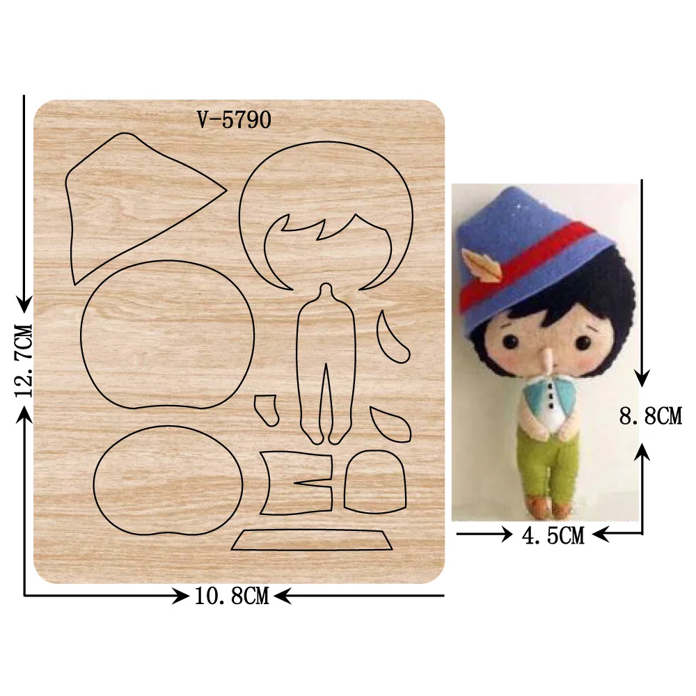 

Новые деревянные штампы для скрапбукинга разных размеров V-5790