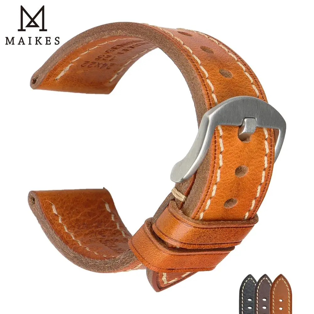 Ремешок сменный из натуральной светильник для наручных часов 18/19/20 мм | Наручные