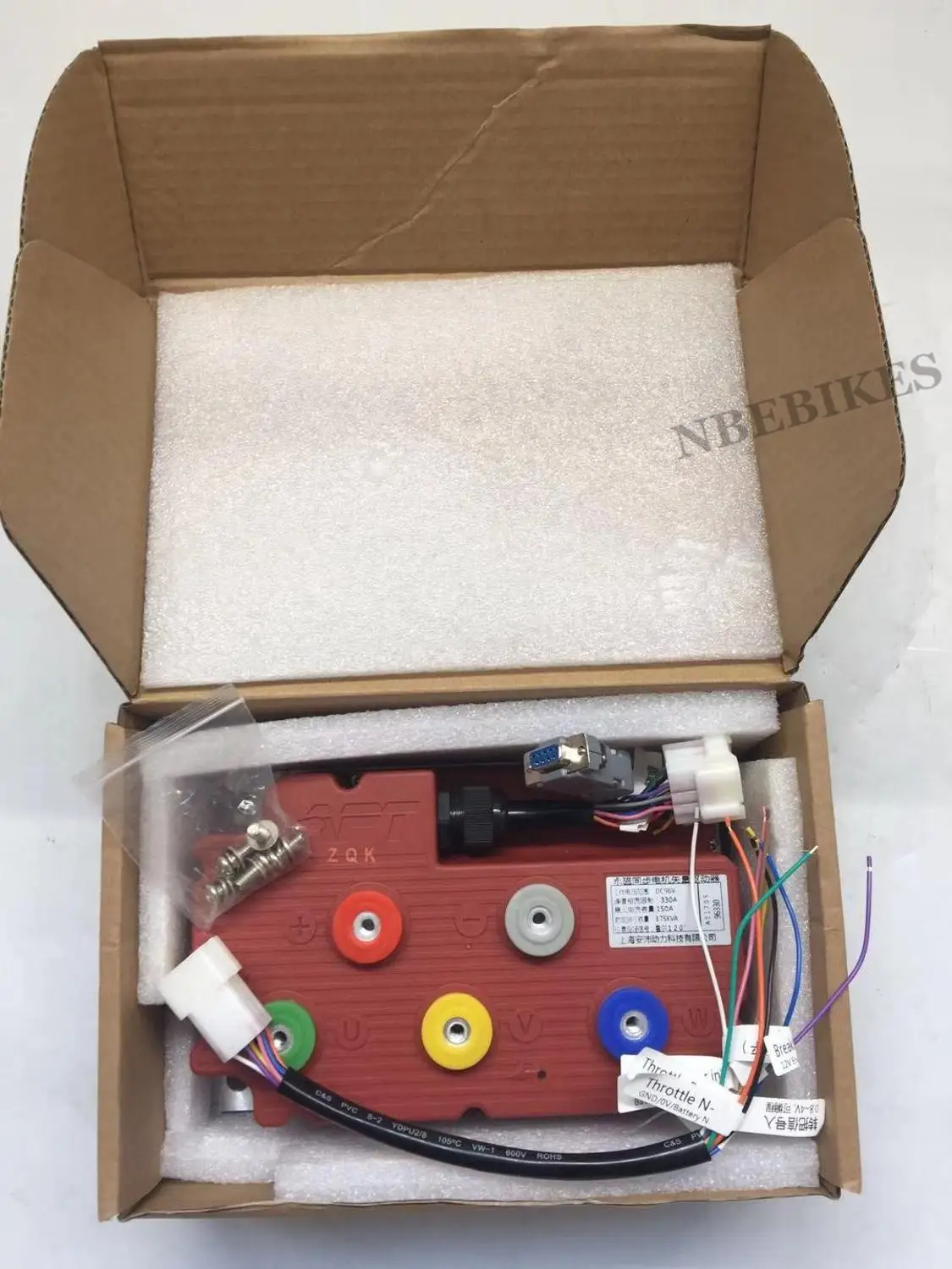 

APT controller AE1705 72v 96V 150A Sine Wave Controller for 8kw 120kph Ebike Motorcycle Hub Motor