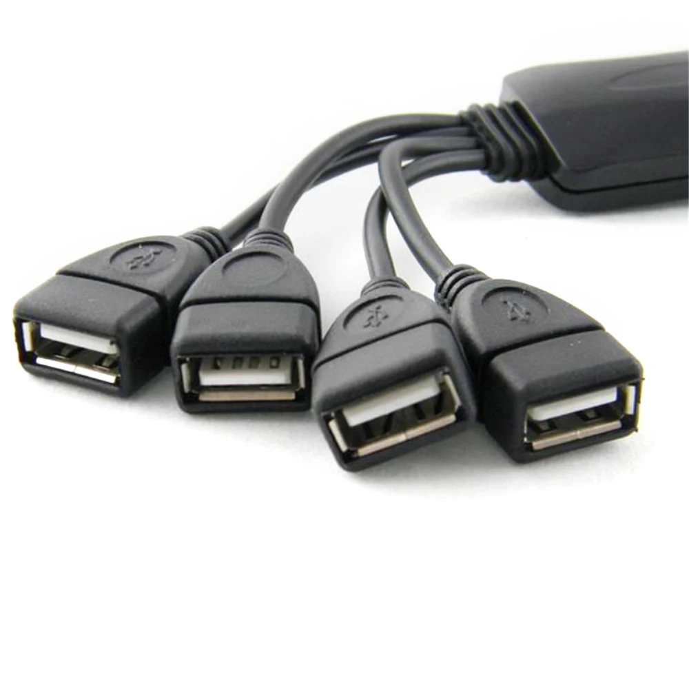 4 порта Usb зарядное устройство переключатель 2 0 мини кабель концентратор