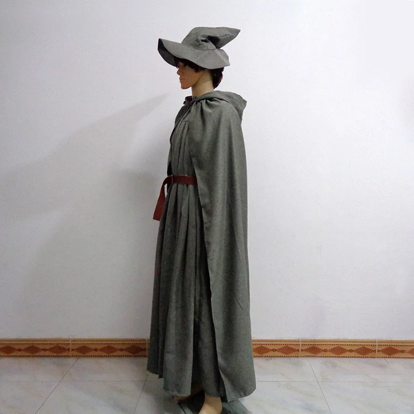 Халат Гэндальфа для взрослых Рождественская вечеринка униформа на Хэллоуин