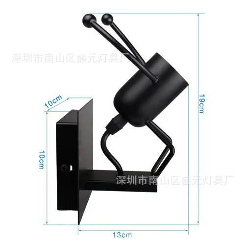 

vintage loft bed wall lamp living room decoration mirror light bedroom light bedside corridor bedroom wall lamp