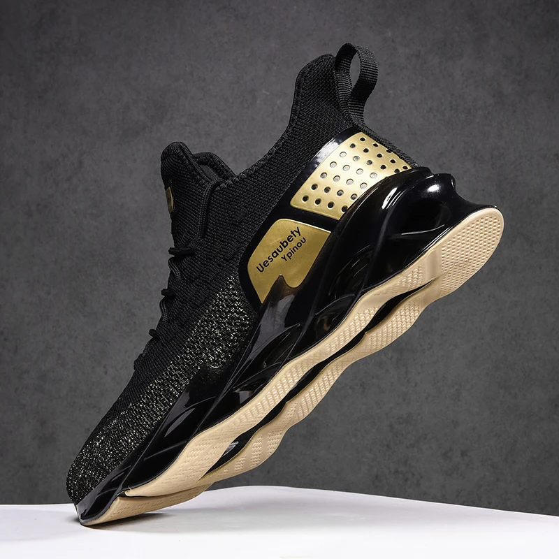 

Hot Cool Fashion Autumn Sneakers Handiness Casual Shoes Men Color Stitching Sneaker Male Breathable Lace Up Blade Casual Shoes