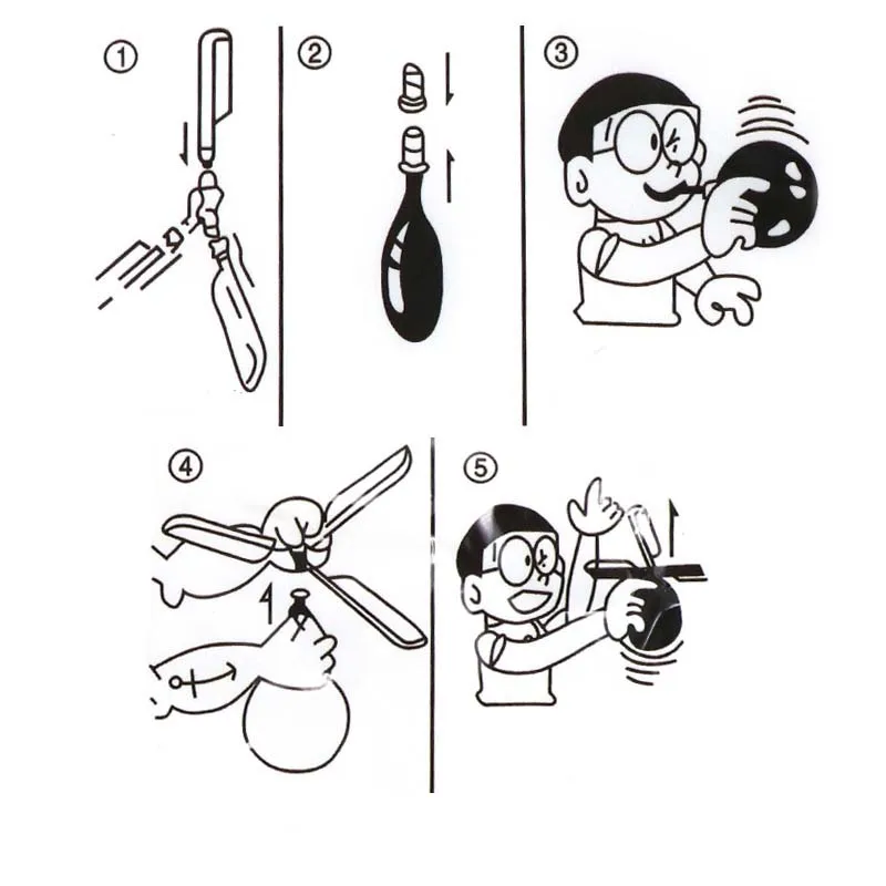 Забавные игрушки для детей взрослых воздушный шар вертолет летающие мяч Спорт на