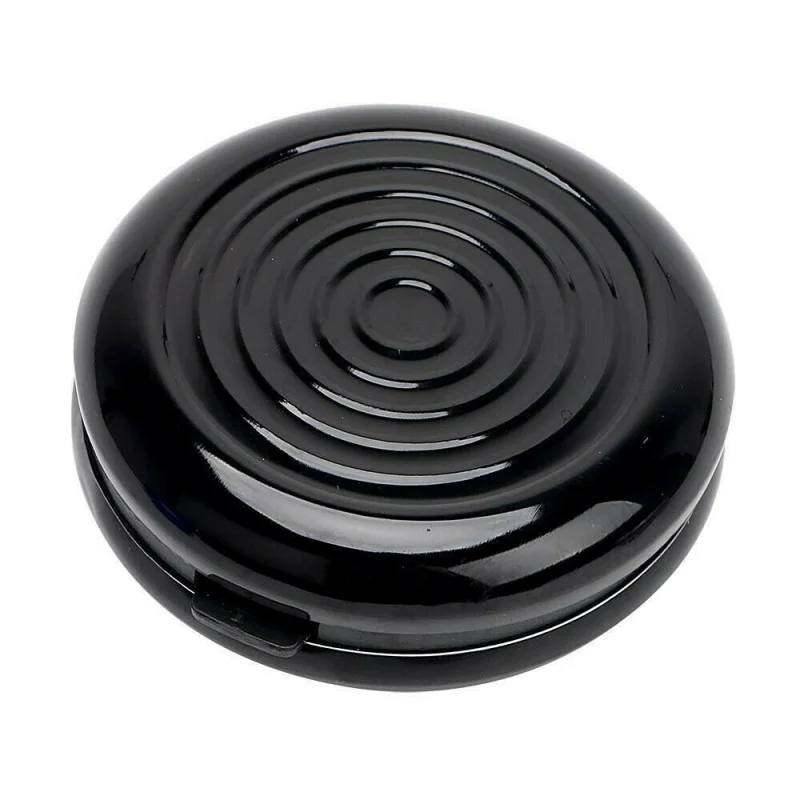 Портативный кошелек для денег коробка монет алюминиевый сплав чехол круглый