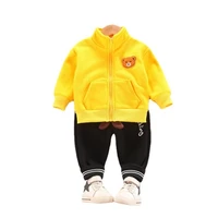 new spring autumn baby girls clothes suit children boys cartoon jacket pants 2pcssets toddler fashion clothing kids tracksuits