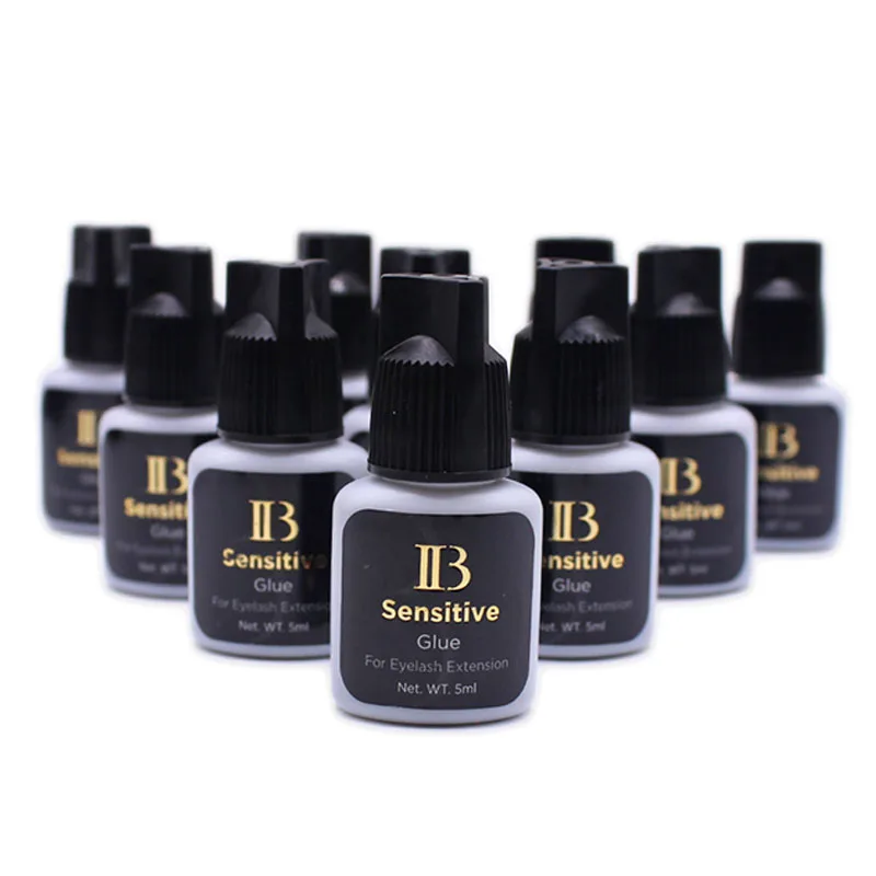 2 бутылки чувствительный клей IB Профессиональный индивидуальный для наращивания