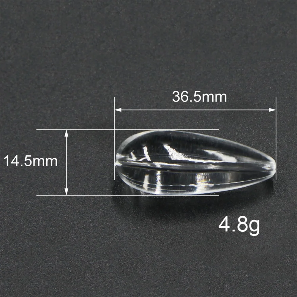 10 pcs Acrylic Bombard Fishing Float Sinking-down Float