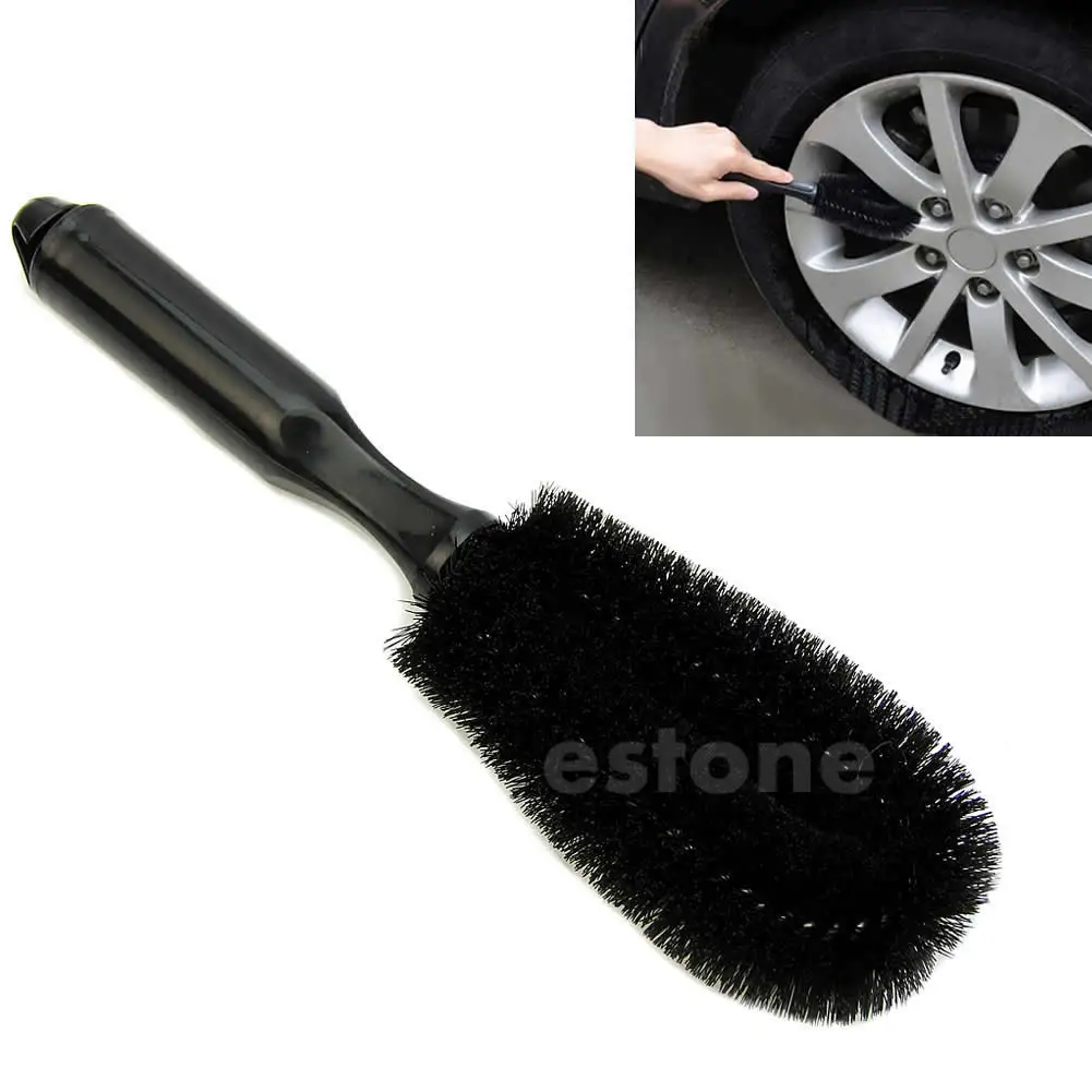 

Car Vehicle Motorcycle Wheel Tire Rim Scrub Brush Washing Cleaning Tool Cleaner F7QB