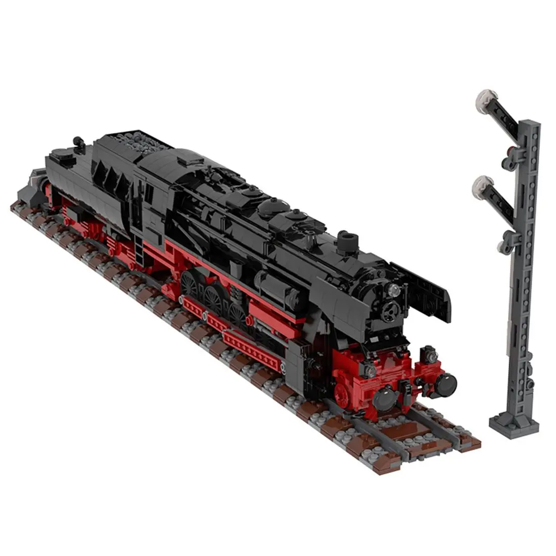

2541Pcs MOC-25554 Steam Locomotive Building Block Assembly Vehicle Toy Bricks Assembly Toys Kids Boys Birthday Gift