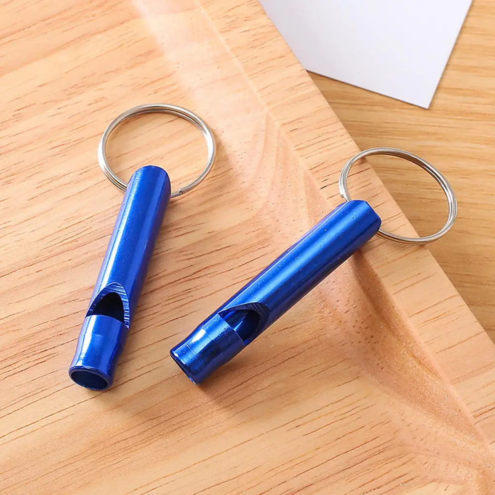 

20pcs Outdoor Sport Tools Training Whistle Multifunctional Aluminum Emergency Survival Whistle Keychain For Camping Hiking