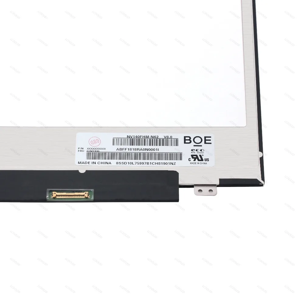 ЖК-экран FHD диагональю 14 дюймов модель V8.0 для Lenovo ThinkPad T470S T470P T480S T440S T440P не