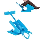 1 шт. носки слайдера для помощи синий вспомогательный комплект помогает Наденьте носки вклвыкл без изгиба рожок для обуви подходит для носки для ног Поддержка