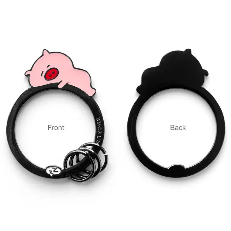 

Metal Animal Keychain Lovely Ornaments Girls Creative Small Gifts Key Chain Woman Wholesale Rabbit Keyring