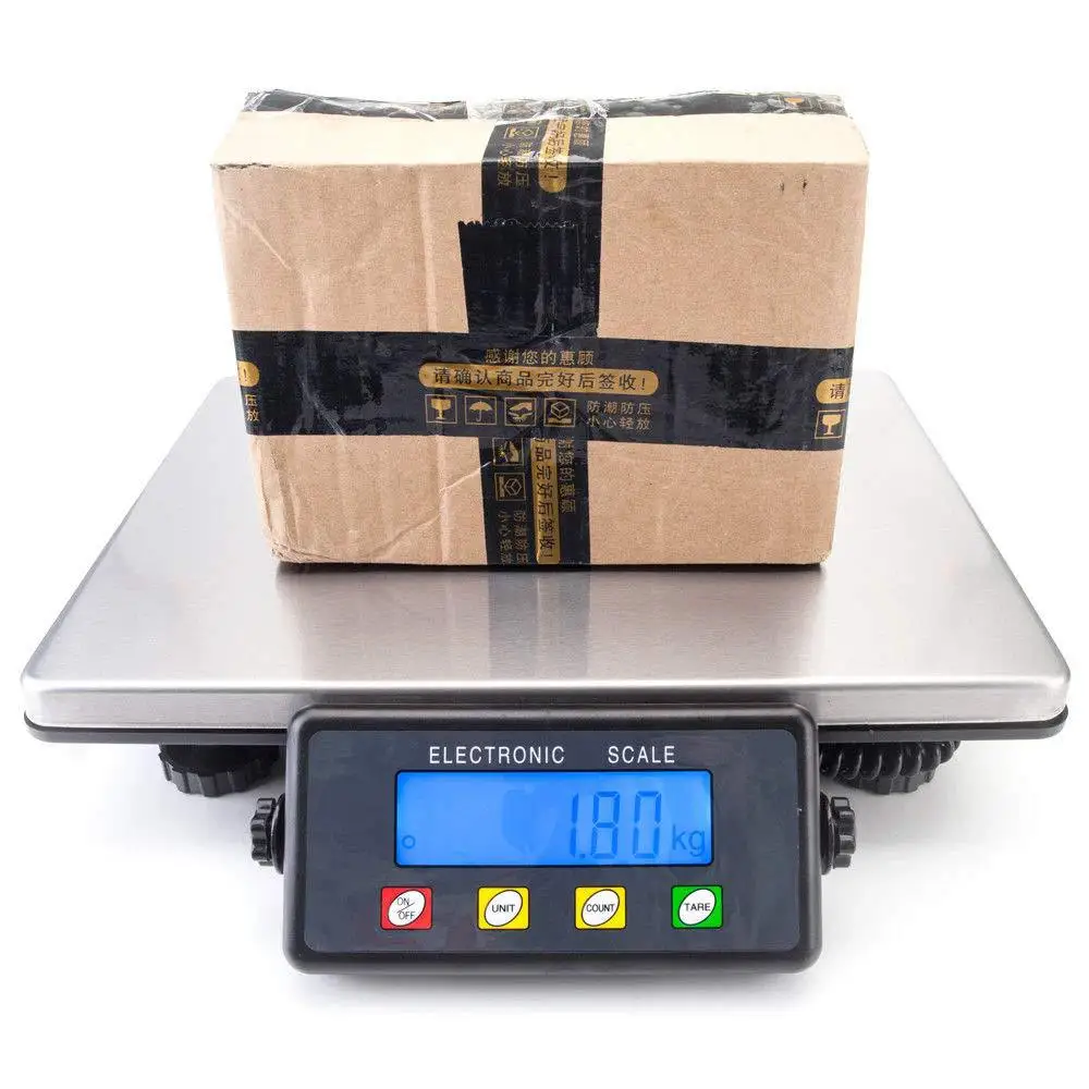 Electronic postal scale stainless steel pet electronic scale 200KG household scale for express delivery package scale